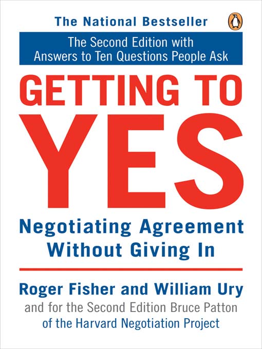 Cover image for Getting to Yes
